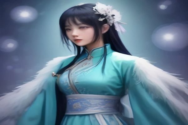 神女逍遥录战斗系统界面截图，角色排列成阵容格阵，五行属性图标清晰可见，画面色彩鲜艳
